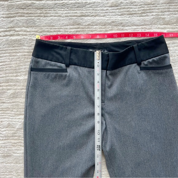 7th Avenue Women's Petite X30 Grey and Black Straight Leg Slack Pants Size 10 - Picture 11 of 15